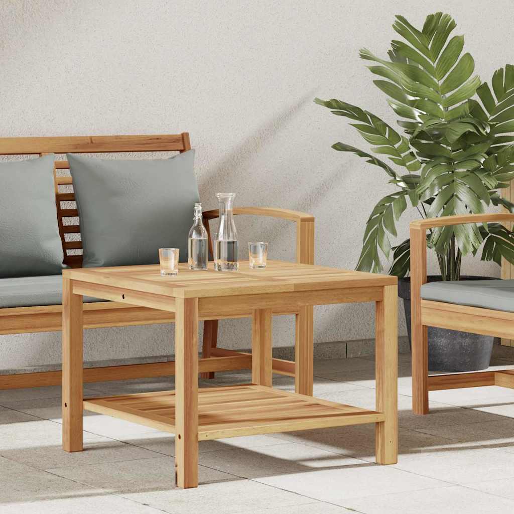 vidaXL Couchtisch Braun 60 x 60 x 45 cm Teak-Massivholz