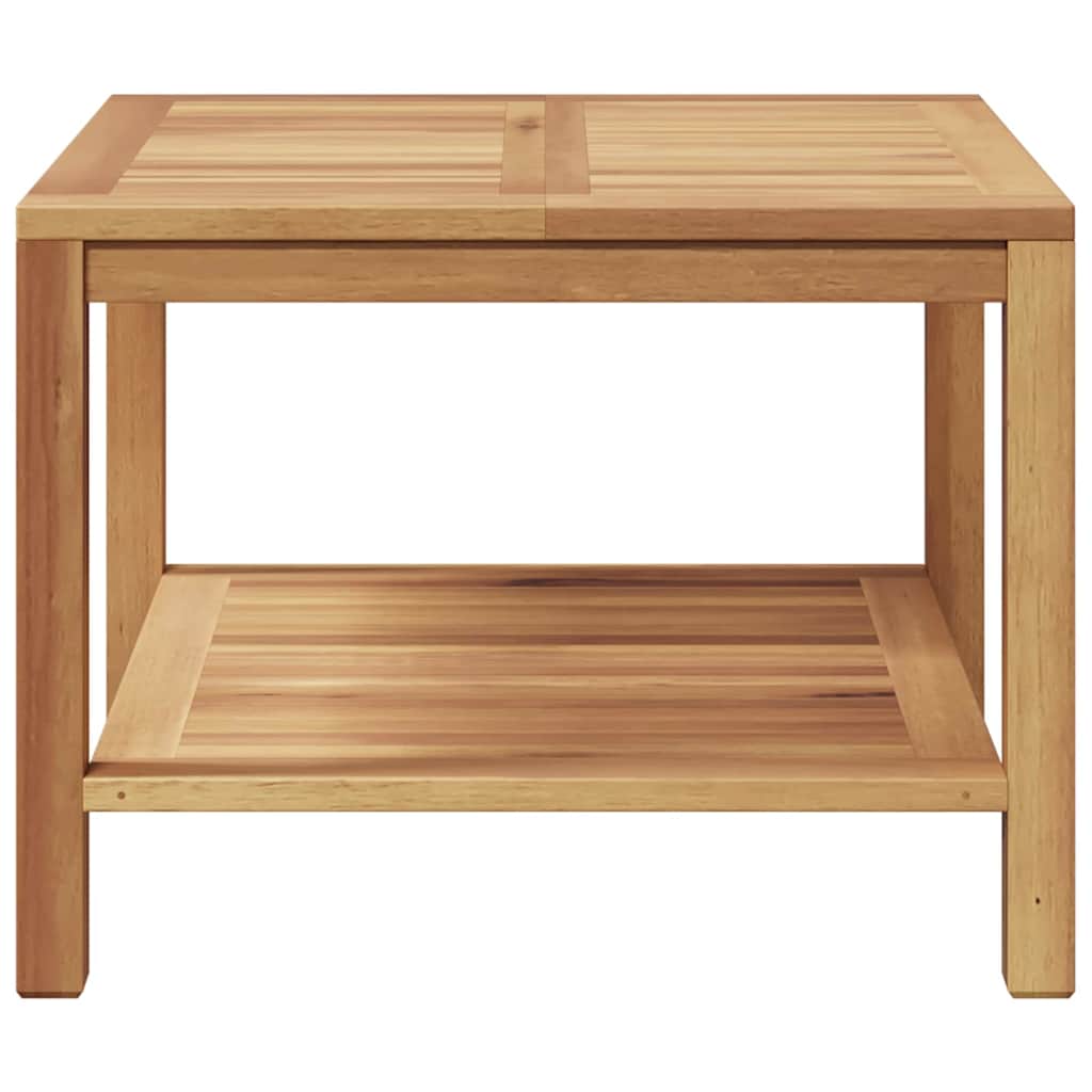 vidaXL Couchtisch Braun 60 x 60 x 45 cm Teak-Massivholz