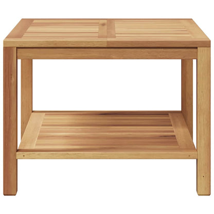 vidaXL Couchtisch Braun 60 x 60 x 45 cm Teak-Massivholz