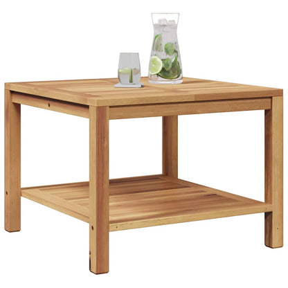 vidaXL Couchtisch Braun 60 x 60 x 45 cm Teak-Massivholz