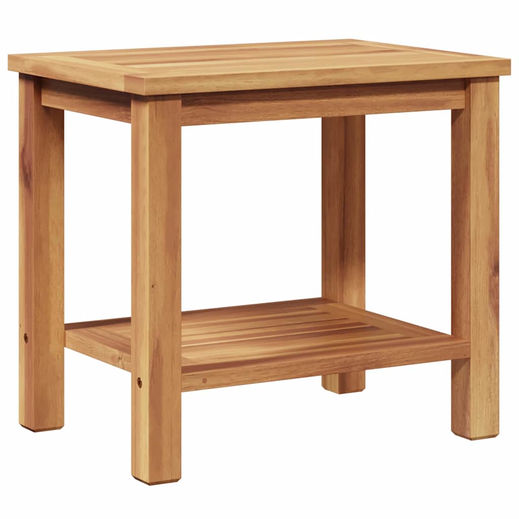 vidaXL Couchtisch Braun 50 x 35 x 45 cm Teak-Massivholz
