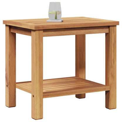 vidaXL Couchtisch Braun 50 x 35 x 45 cm Teak-Massivholz