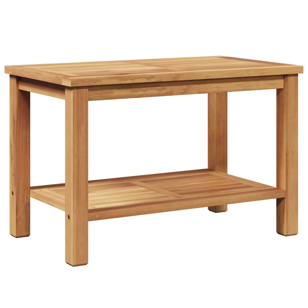 Couchtisch Braun 70 x 40 x 45 cm Teak-Massivholz