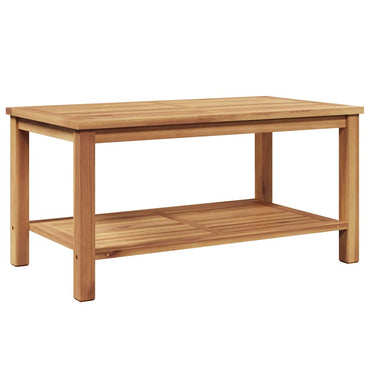 vidaXL Couchtisch Braun 90 x 50 x 45 cm Teak-Massivholz