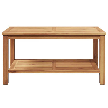 Couchtisch Braun 90 x 50 x 45 cm Teak-Massivholz