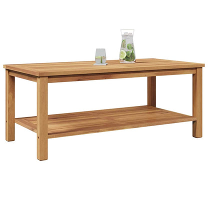 Couchtisch Braun 110 x 55 x 45 cm Teak-Massivholz