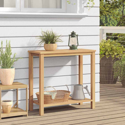 vidaXL Konsolentisch Braun 85 x 35 x 75 cm Massivholz Teak