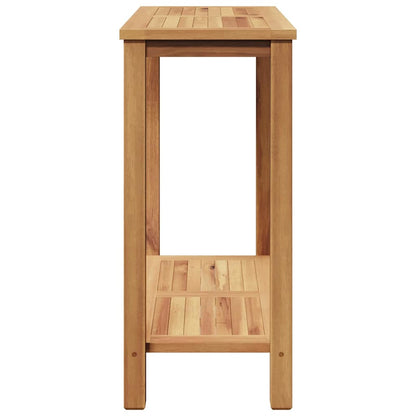 vidaXL Konsolentisch Braun 85 x 35 x 75 cm Massivholz Teak