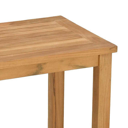 vidaXL Konsolentisch Braun 110 x 40 x 45 cm Massivholz Teak