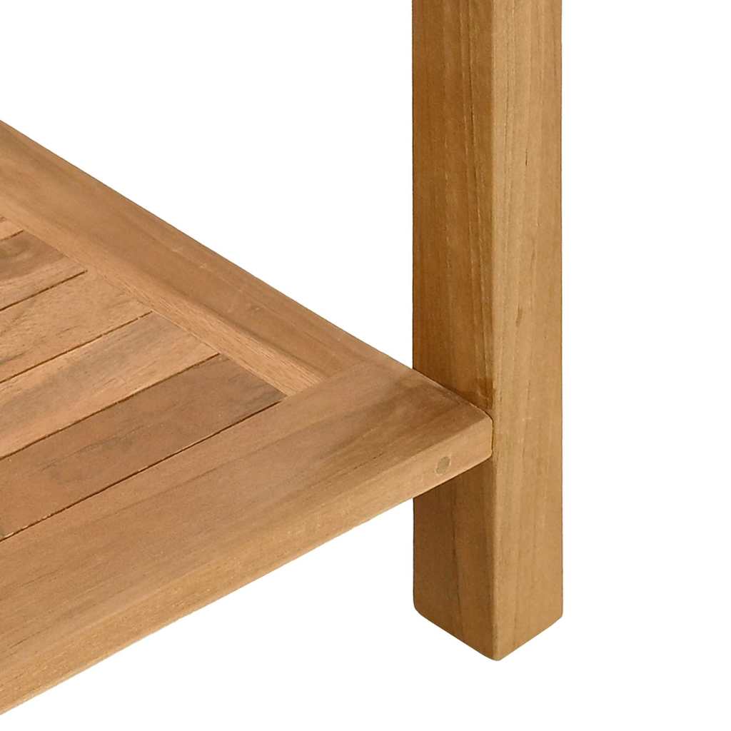 vidaXL Konsolentisch Braun 110 x 40 x 45 cm Massivholz Teak
