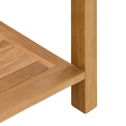 vidaXL Konsolentisch Braun 110 x 40 x 45 cm Massivholz Teak