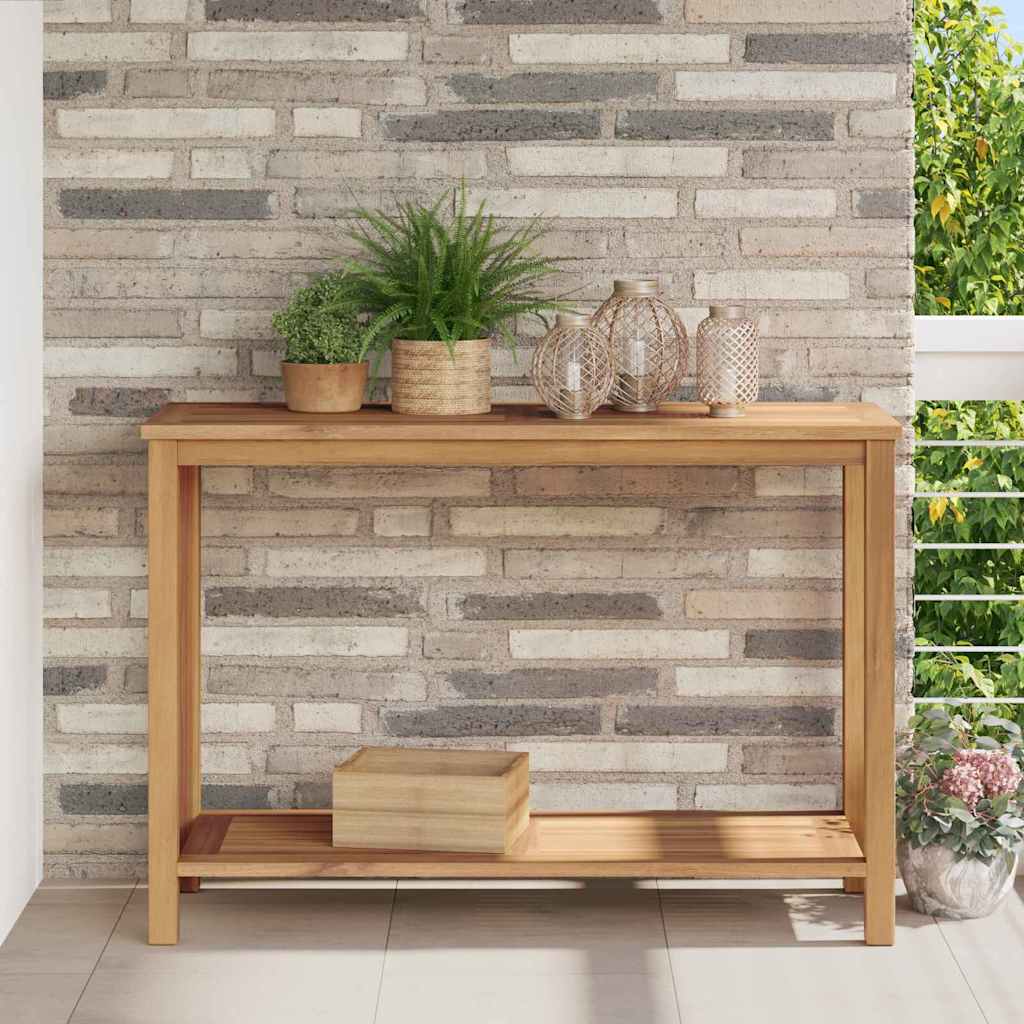 vidaXL Konsolentisch Braun 110 x 40 x 45 cm Massivholz Teak