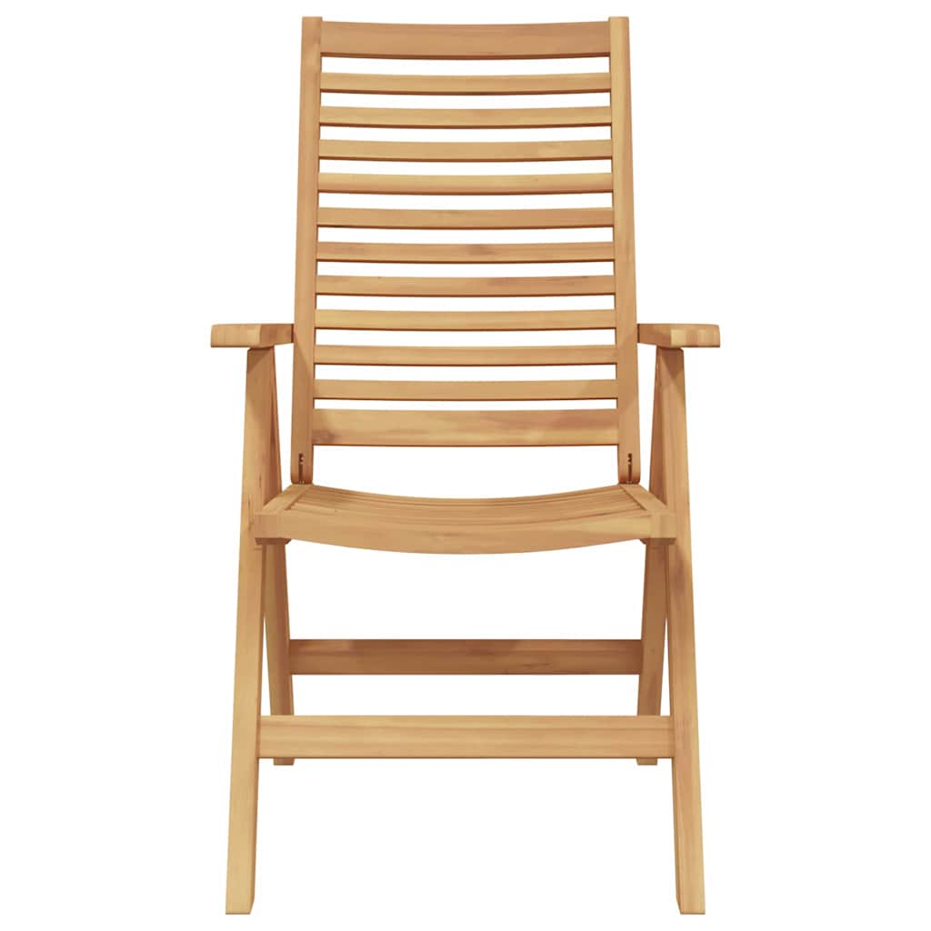 vidaXL Gartenstühle 2 pcs Braun 52 x 64,5 x 108 cm Massivholz Akazie