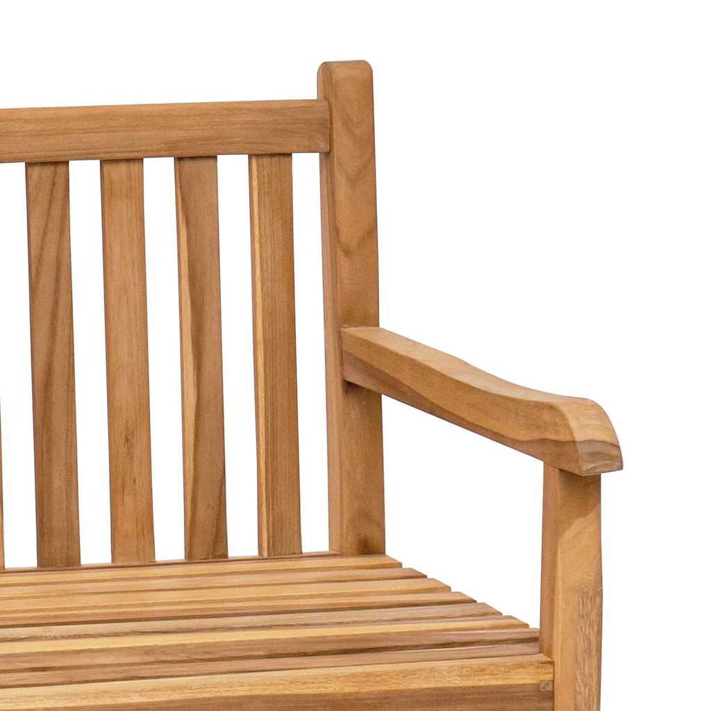 vidaXL Bank mit Speicher Braun 228 x 60 x 90 cm Massivholz Teak