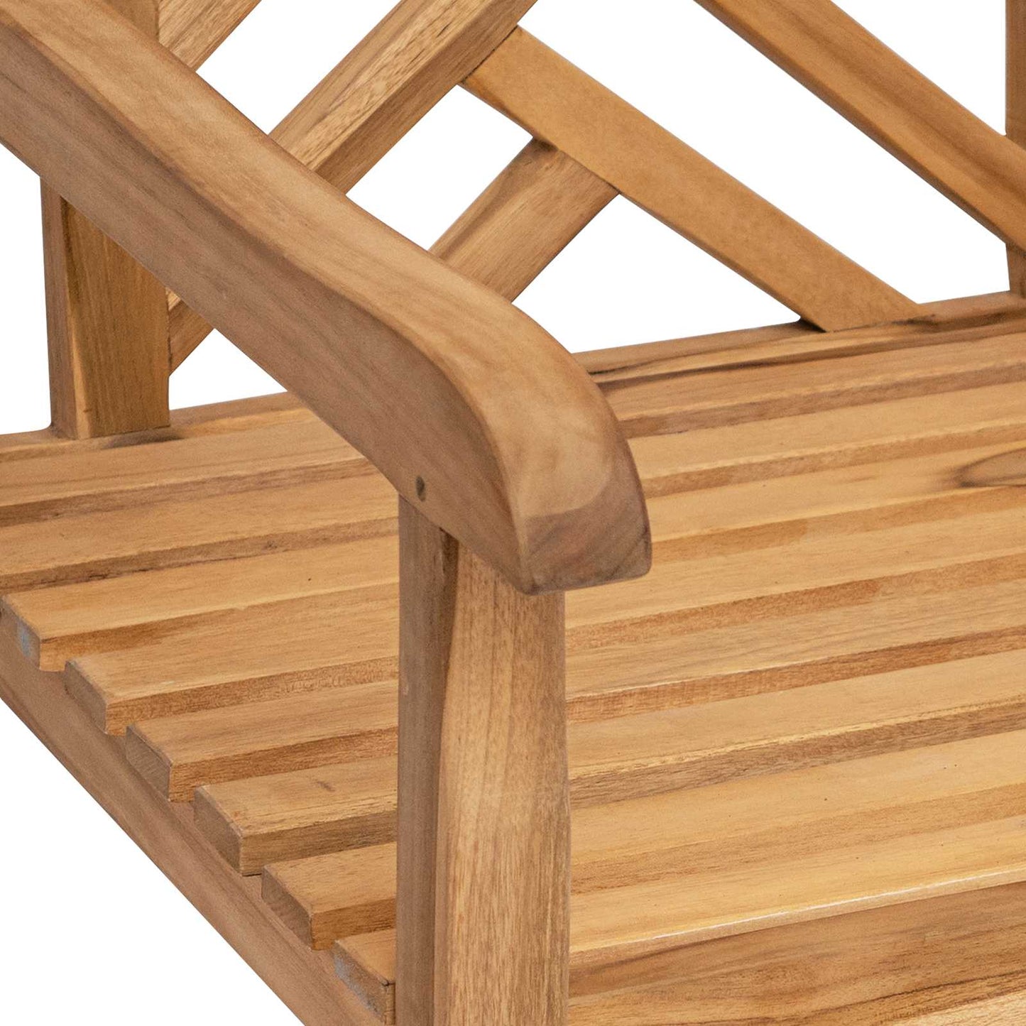 vidaXL Stuhl 2 pcs Braun 60 x 58 x 90 cm Massivholz Teak