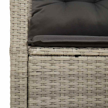 Garten-Sofa mit Kissen 120 x 62 x 69 cm Poly-Rattan