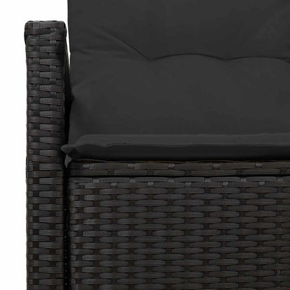 Garten-Sofa mit Kissen 120 x 62 x 69 cm Poly-Rattan