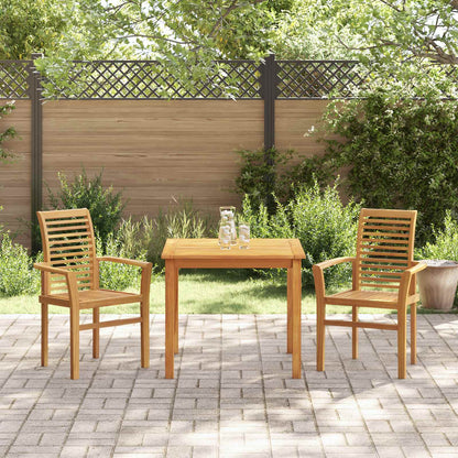 vidaXL Esszimmerstuhl 4 pcs Braun 62 x 55 x 94 cm Massivholz Teak