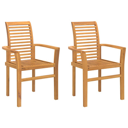 vidaXL Esszimmerstuhl 4 pcs Braun 62 x 55 x 94 cm Massivholz Teak