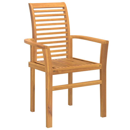 vidaXL Esszimmerstuhl 4 pcs Braun 62 x 55 x 94 cm Massivholz Teak