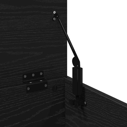 Aufbewahrungsbox Schwarz Eichen-Optik 40 x 42 x 46 cm
