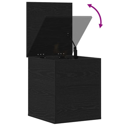 Aufbewahrungsbox Schwarz Eichen-Optik 40 x 42 x 46 cm