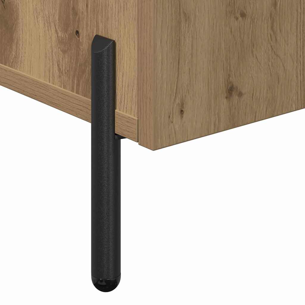 Sideboard Artisan-Eiche 90 x 34 x 80 cm Holzwerkstoff