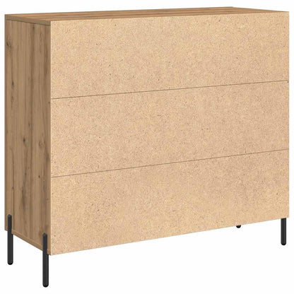 Sideboard Artisan-Eiche 90 x 34 x 80 cm Holzwerkstoff
