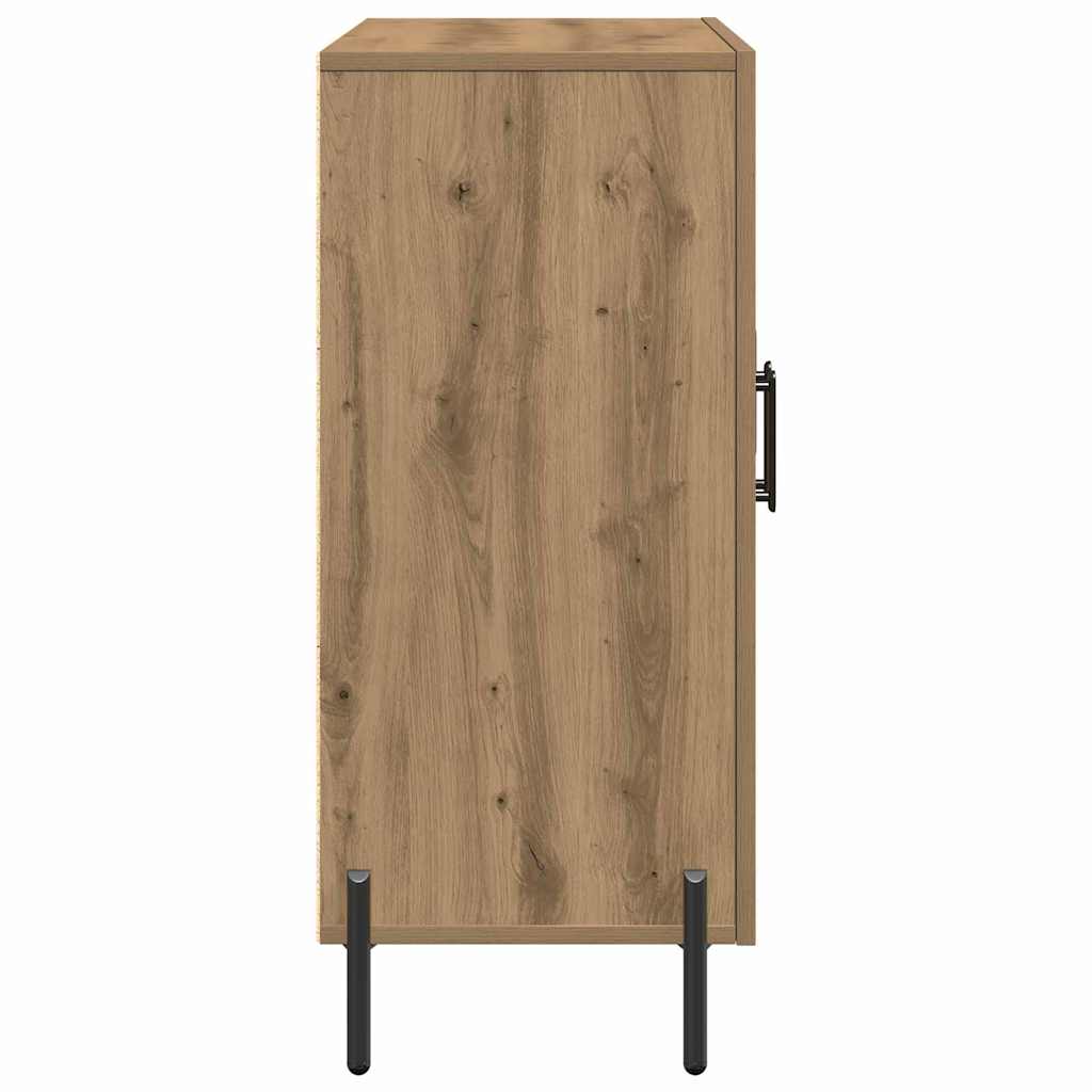Sideboard Artisan-Eiche 90 x 34 x 80 cm Holzwerkstoff