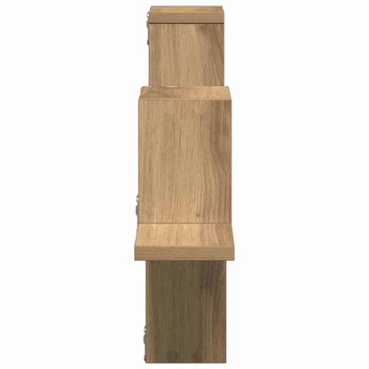 vidaXL Wandregal Wandmontiert Artisan-Eiche 104,5 x 43 x 10 cm