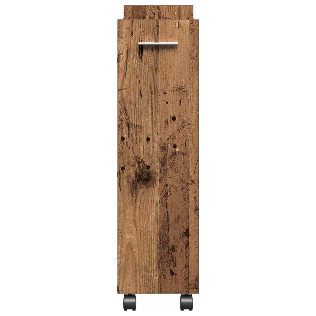 Schrank Mit Rad Altholz 60 x 22 x 79 cm