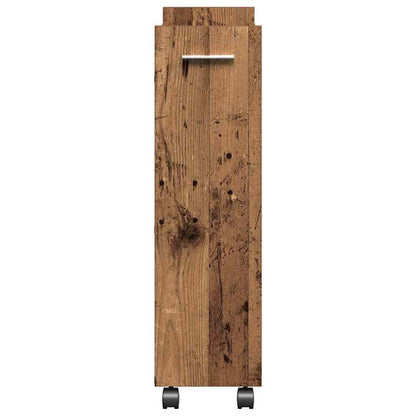 Schrank Mit Rad Altholz 60 x 22 x 79 cm