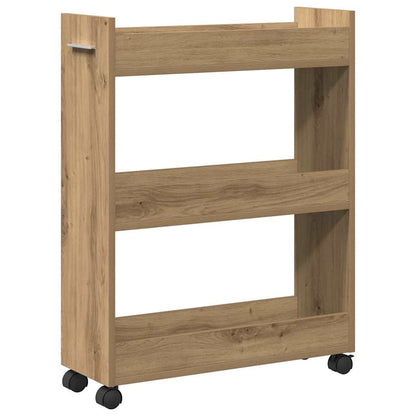 Schrank Mit Rad Artisan-Eiche 60 x 22 x 79 cm