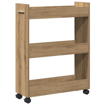Schrank Mit Rad Artisan-Eiche 60 x 22 x 79 cm