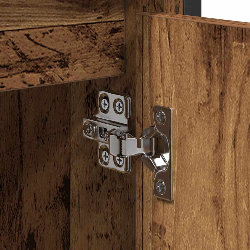 vidaXL Waschbeckenschrank Altholz 60 x 35 x 60 cm Holzwerkstoff