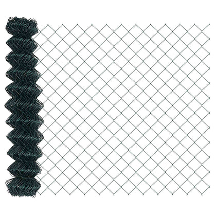 vidaXL Kettenzaun Grün 10 x 1,2 m Stahl