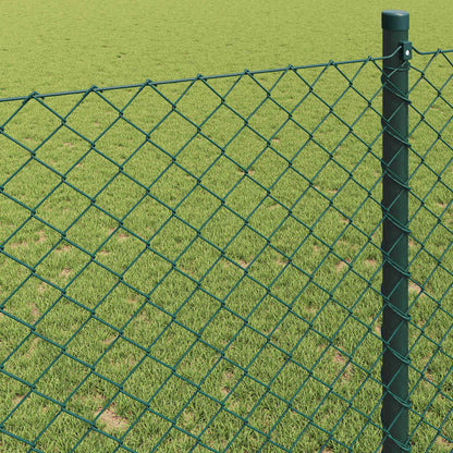 vidaXL Kettenzaun Grün 25 x 1,6 m Stahl