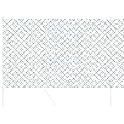 vidaXL Kettenzaun Grün 25 x 1,6 m Stahl