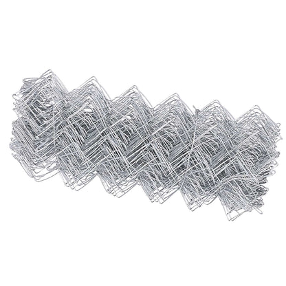 vidaXL Kettenzaun Silber 10 x 0,6 m Verzinkter Stahl