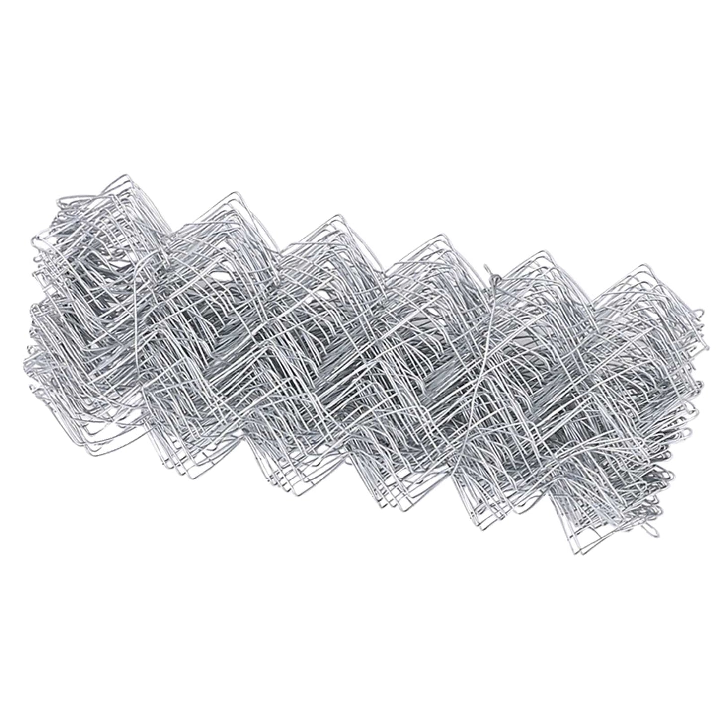 vidaXL Kettenzaun Silber 25 x 0,8 m Verzinkter Stahl
