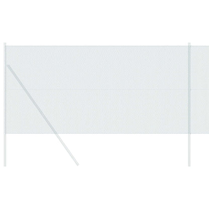 vidaXL Hexagonzaun Grün 1 x 10 m PVC