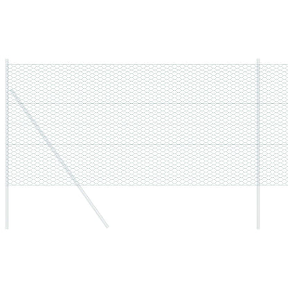 vidaXL Grillage hexagonal vert 1,2 x 10 m PVC