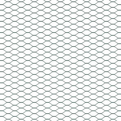 Hexagonzaun Grün 1 x 50 m PVC