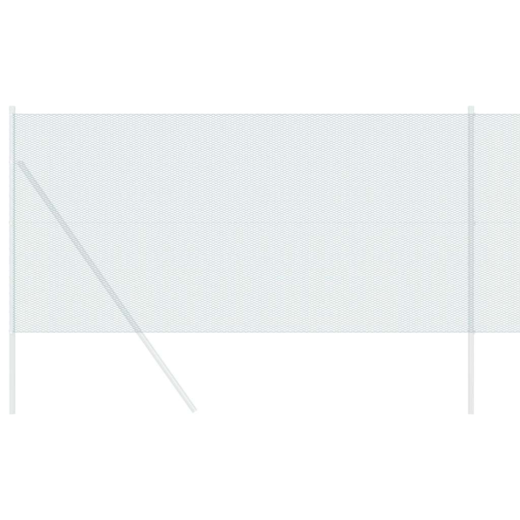 vidaXL Hexagonzaun Grün 1,4 x 50 m PVC
