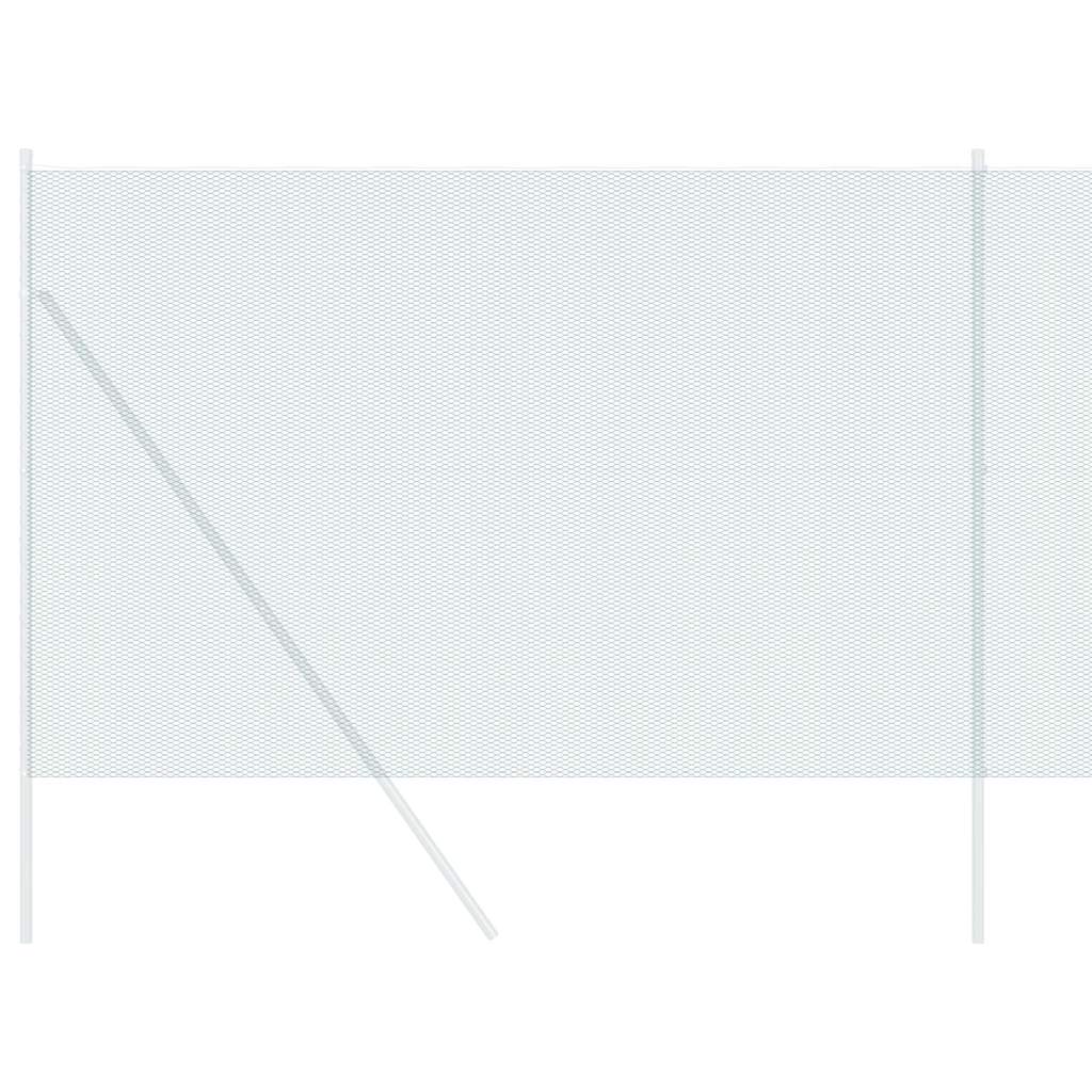 vidaXL Hexagonzaun Grün 1,5 x 50 m PVC