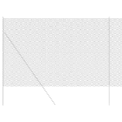 Hexagonzaun Grau 1,6 x 10 m PVC