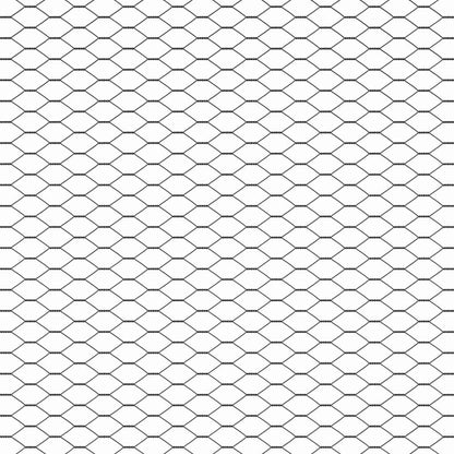 Hexagonzaun Grau 1,2 x 100 m PVC