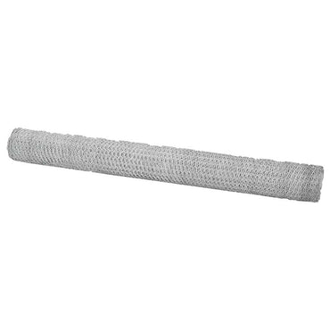 vidaXL Hexagonzaun Silber 1,5 x 10 m Verzinkter Stahl