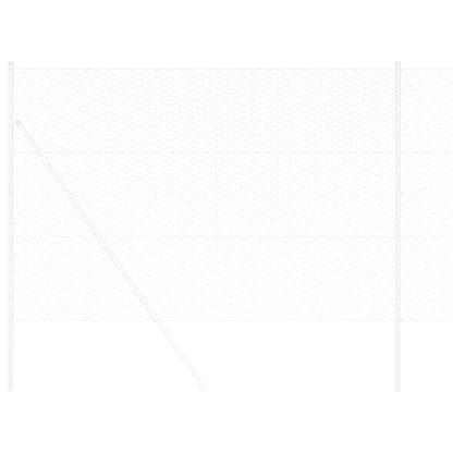 Hexagonzaun Silber 1,5 x 50 m Verzinkter Stahl