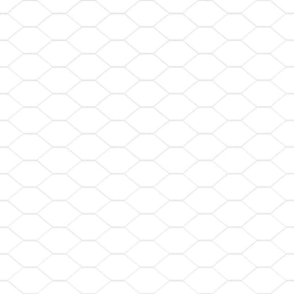 Hexagonzaun Silber 1,6 x 50 m Verzinkter Stahl